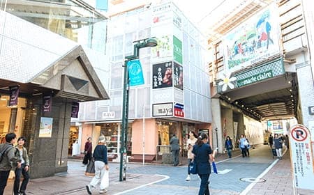 自由が丘駅からの道のり(自由が丘駅南口を出て右に行く場合)