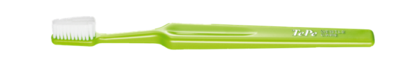 Tepe歯ブラシ 黄緑色のジェントルケアの画像