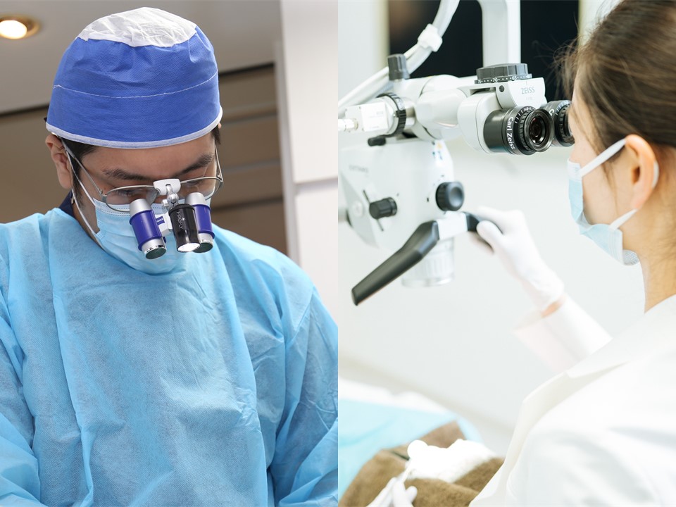 根管治療VSインプラントどちらを選ぶべきか？三好歯科 自由が丘の歯科医師コラムの根管治療とインプラントの治療の様子